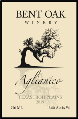 2019 Aglianico Texas High Plains