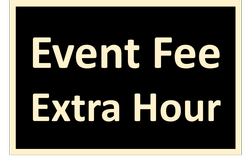 Event Fee Extra Hour