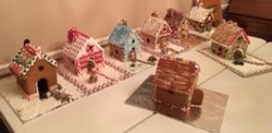Christmas Craft Night Gingerbread House