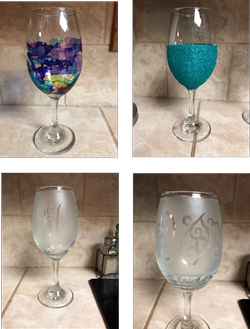 Wine Glass Painting