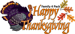 Thanksgiving Family 4 PK