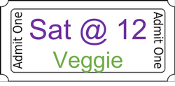Saturday Release Party 12-1:30 Veggie